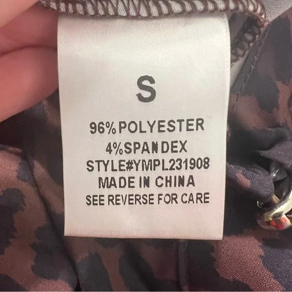 PINK LILY BROWN SPOTTED SWEETHEART
WINDBREAKER AND LINED ACTIVE SHORTS - Picture 10 of 11